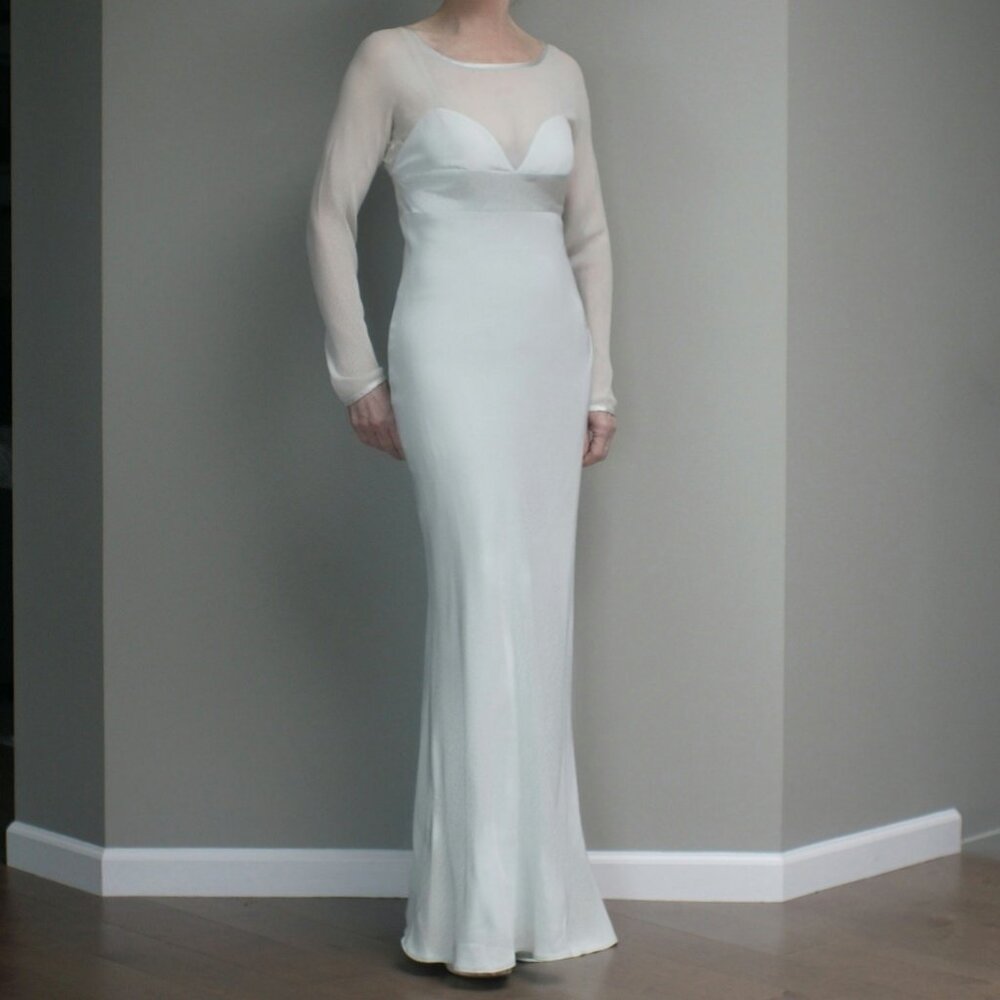 Vintage Ron et Normand Grad, Wedding Dress/Gown - Size 6